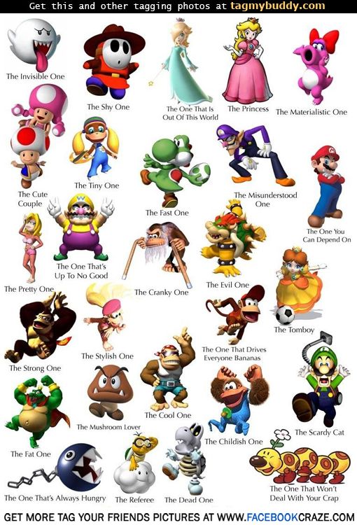 super mario bros characters